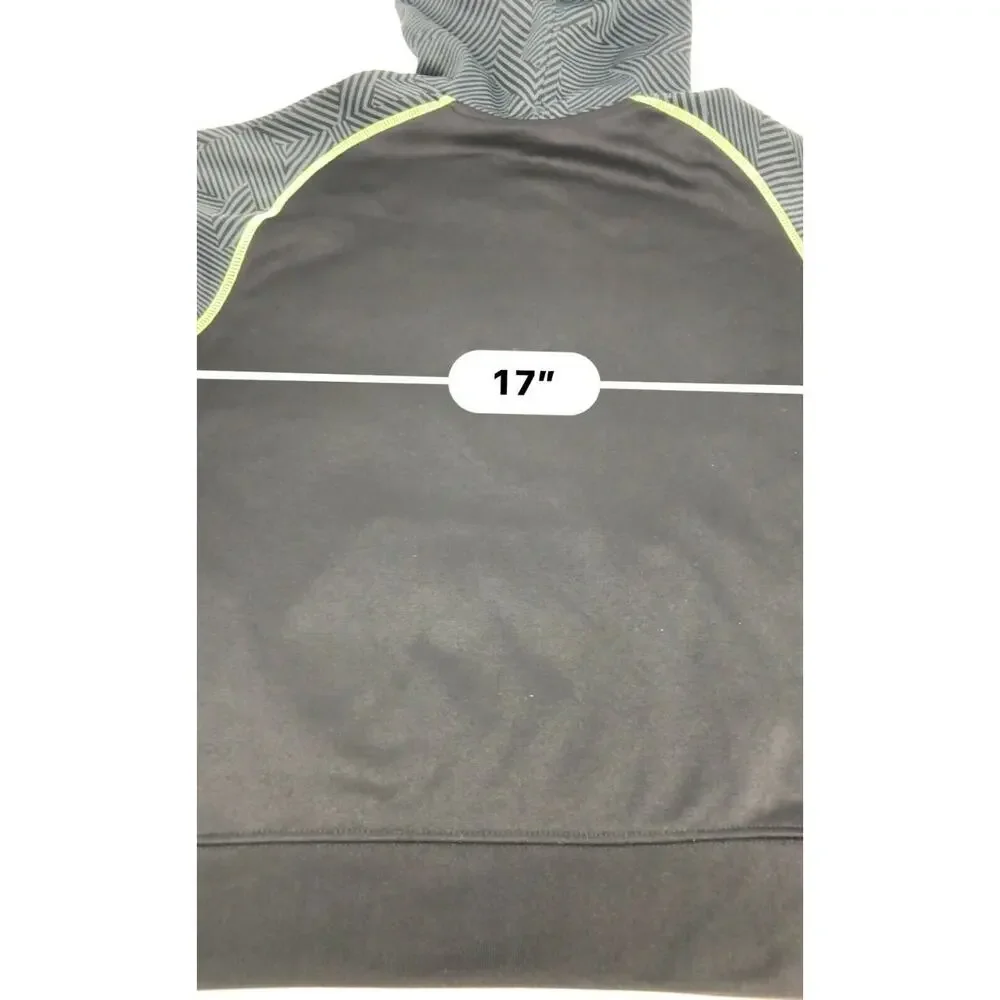 Champion Boys Hoodie Sweatshirt Striped Sleeves Kangaroo Pocket Size Medium